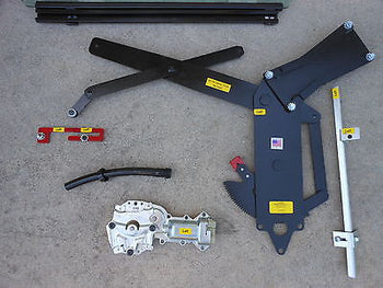 1955-1959 Chevy Truck Power Window Kit for one piece door glass 55-59 truck